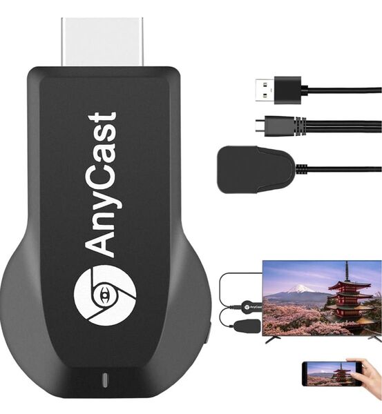 HDMI ミラーキャスト ミラーリング エニーキャスト 大画面で楽しむ 4K HD 1080p Wifi ミラーキャスト 接続簡単