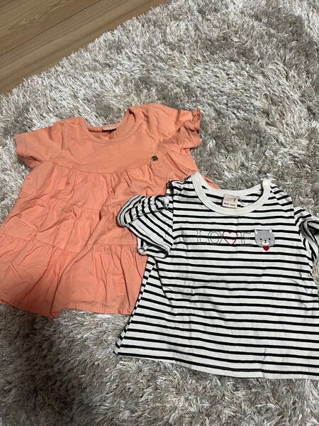 プティマイン Tシャツ 90 トップス 半袖 半袖Tシャツ