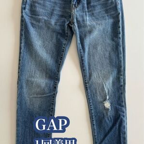 GAP ストレートパンツ デニムパンツ ジーンズ 23インチ