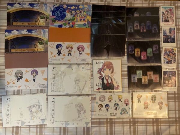劇場版 プロジェクトセカイ 入場者特典 22点セット クリアカード 色紙 思い出カード ジオラマ カード【バラ売りは詳細へ】