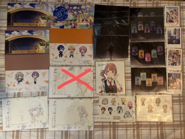 劇場版 プロジェクトセカイ 入場者特典 21点セット クリアカード 色紙 思い出カード ジオラマ カード【バラ売りは詳細へ】