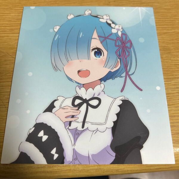 「Re:ゼロから始める異世界生活 Memory Snow」 第3週目入場者プレゼント レム 色紙 映画入場者特典