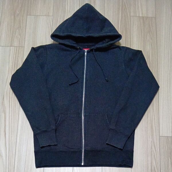 Supreme (シュプリーム) / 16AW Rib Logo Zip Up Sweat / ジップパーカー / 黒 / M