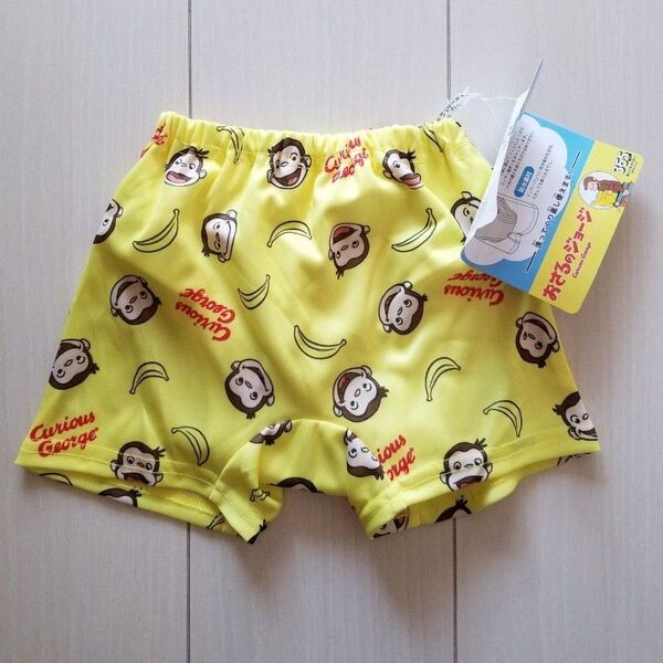 新品☆おさるのジョージの水遊び用パンツ♪サイズ 90 水着 海水パンツ