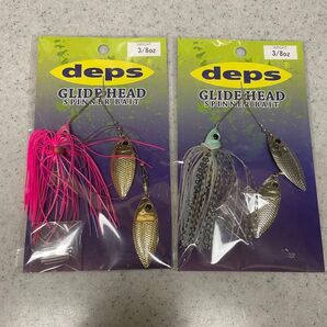 新品! グライドヘッドスピナーベイト☆2個セット♪deps