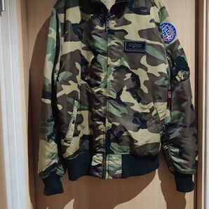 ALPHA INDUSTRIES MA-1 フライトジャケット 迷彩