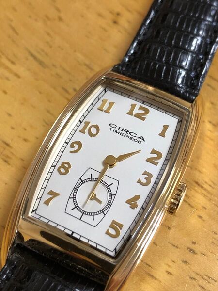 美品★CIRCA TIMEPIECE 腕時計 CT116T サーカ メンズ レディース 腕時計 クォーツ レザー