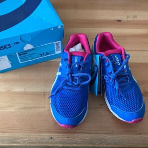 asics LAZERBEAM RE 21.5cm ELECTRIC BLUE/WHITE
