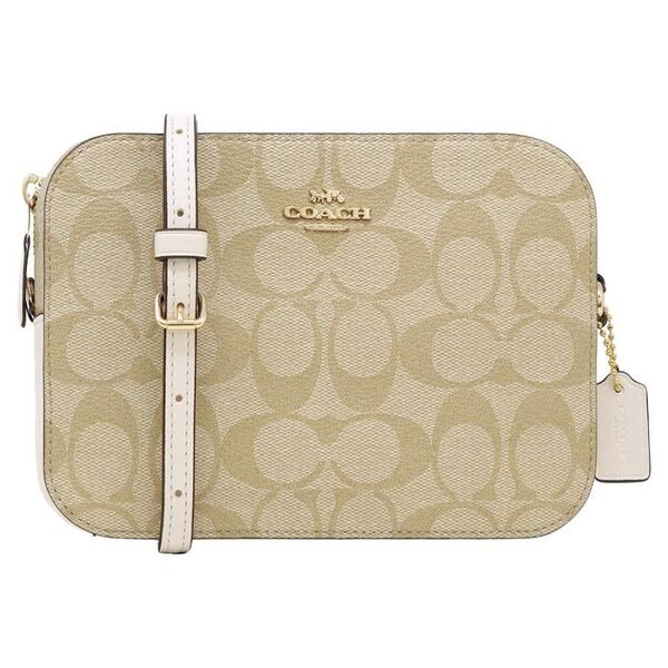 ショルダーバッグ COACH コーチ 新品 ミニ スマホ カメラバッグ ロゴ シグネチャー レザー