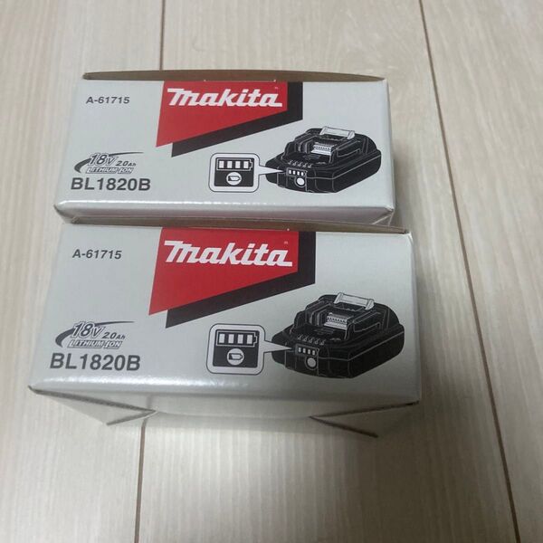 (マキタ) 純正品 リチウムイオンバッテリー BL1820B A-61715 正規品 18V 2.0Ah makita 2個セット