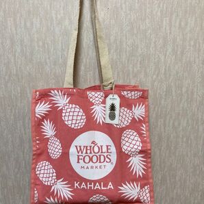 【Whole Foods Market Kahala 】トートバッグ パイナップル柄