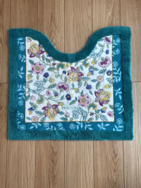 川島織物 MINTON ミントン トイレマット グリーン 約60X65cm おしゃれ