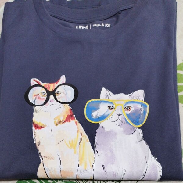 UNIQLO PAUL&JOE コラボTシャツ ネイビー Lサイズ