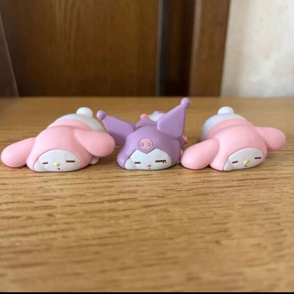サンリオガチャガチャふにゅまるスタイルフィギュアまったりみっくす クロミ マイメロ マイメロディ