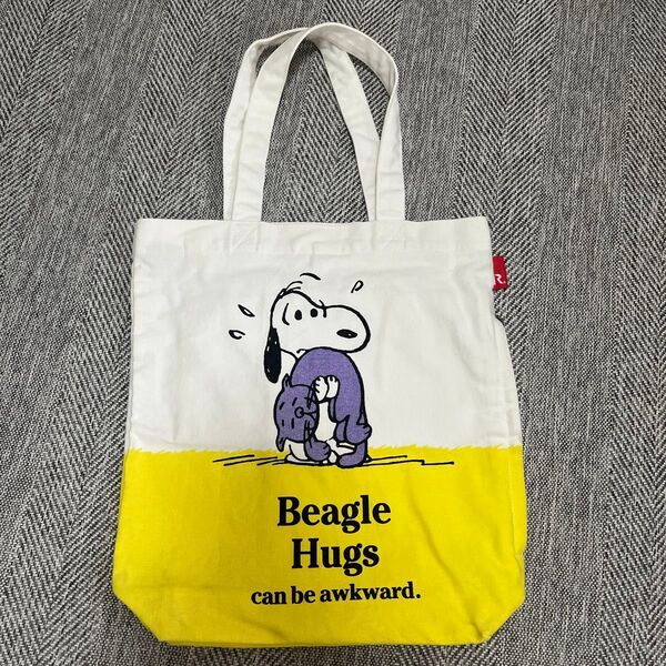 ROOTOTE スヌーピー PEANUTS トートバッグ イエロー