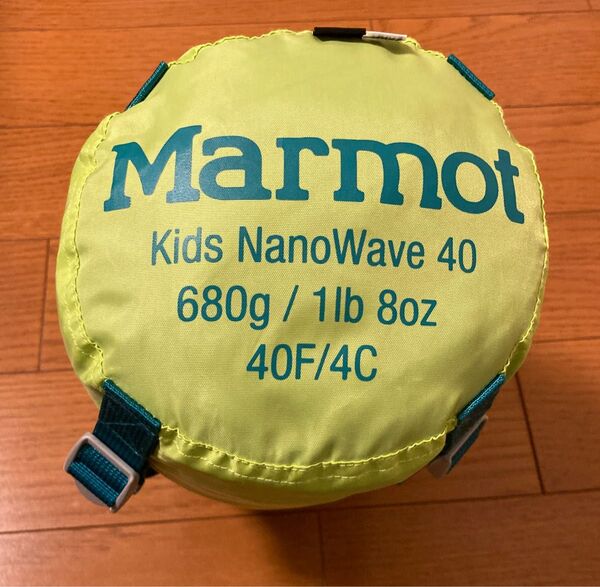 (美品)marmot マーモット kids用寝袋 シュラフ