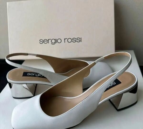 【正規品】Sergio rossi パンプス サンダル バックストラップ 38.5
