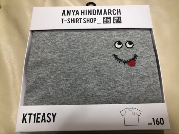 新品 UNIQLO ユニクロ アニヤハインドマーチ グレー 160