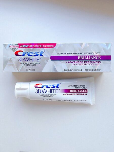 【1本】慕斯CREST ブリリアンス クレスト3Dホワイト ホワイトニング歯磨き粉 WHITE ホワイトニング