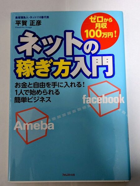 ゼロから月収100万円!ネットの稼ぎ方入門 お金と自由を手に入れる!1人で始められる簡単ビジネス 平賀正彦/著