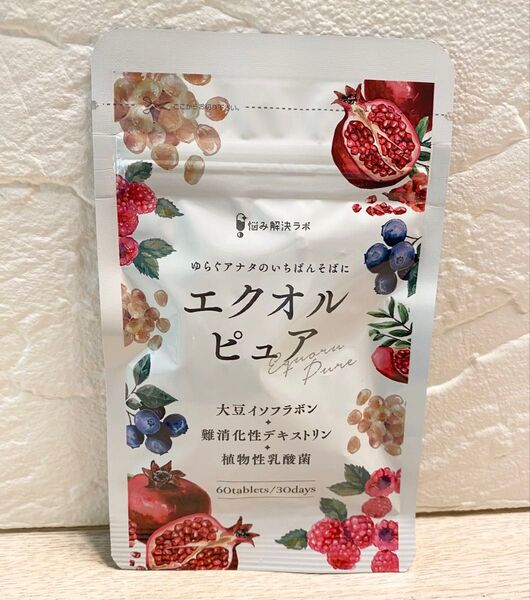 エクオルピュア イソフラボン エクオール 大豆イソフラボン 美容 サプリ デキストリン