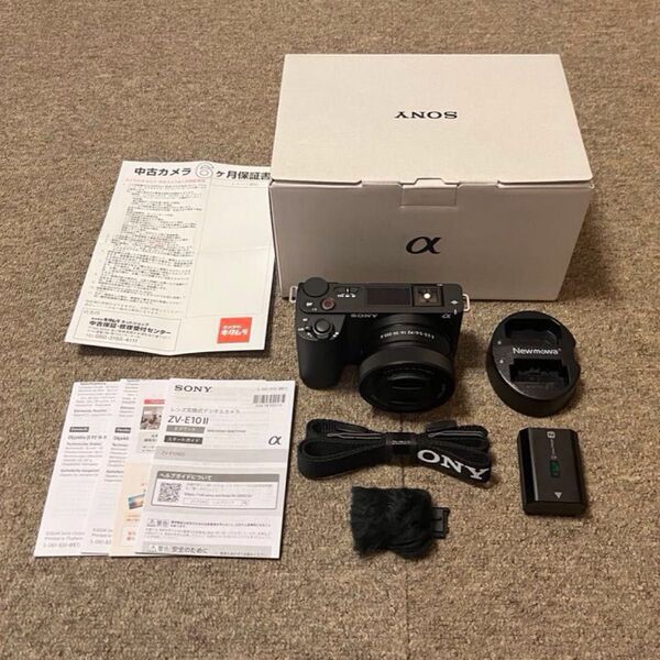 超美品 SONY ZV-E10Ⅱ SELP16502 保証残約1ヶ月 充電器付