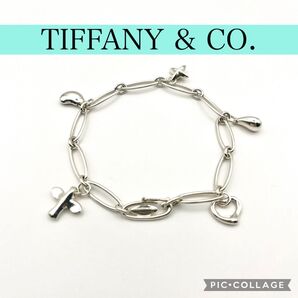【レア】ティファニー 5チャーム オーバル リンク ブレスレット