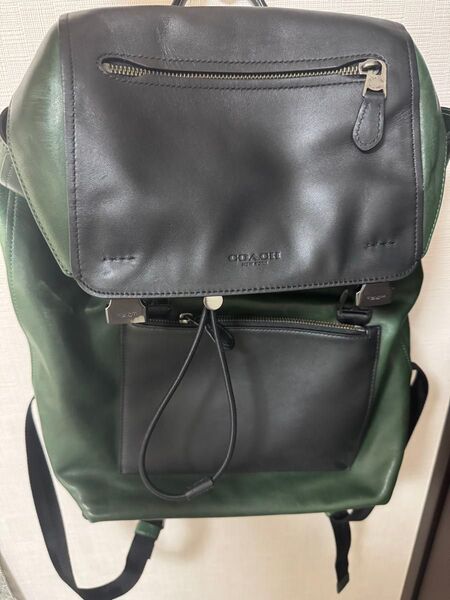 COACH 本革 レザー リュック