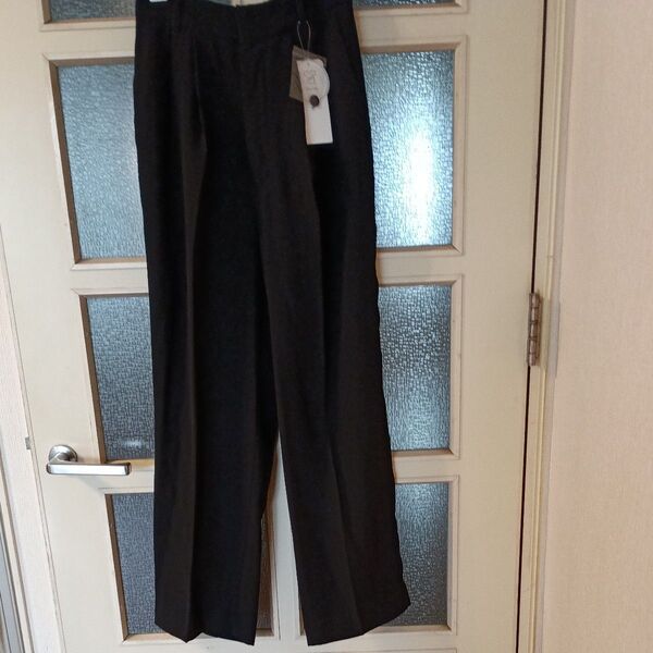 VIS ビス タックストレートパンツ ブラック 未使用 タグ付き sizeS