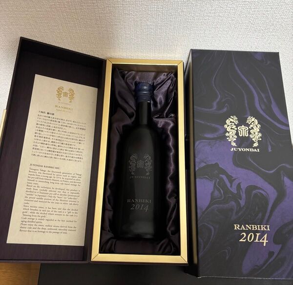 定価以下出品 希少焼酎 十四代 蘭引酒 2014 720ml 専用化粧箱付 未使用品