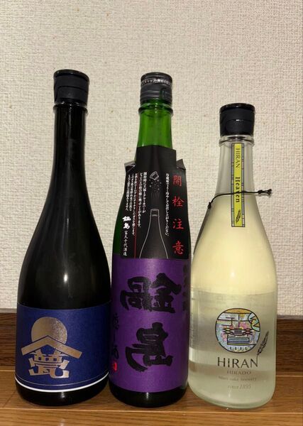 最新詰 鍋島 純米吟醸 隠し酒 裏鍋島 飛鸞 Heaven 甍 銀.藍 720ml 3本セット 未使用未開封品