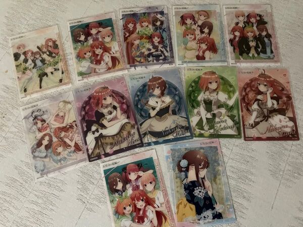 五等分の花嫁 クリアカードコレクション 未使用品セット