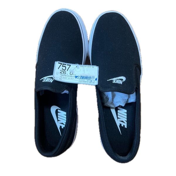NIKE スリッポン シューズ 26.0cm ブラック 未使用に近い