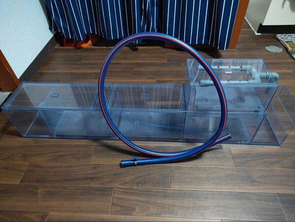 ウールボックス付き 上部フィルター 120cm 3層式 アクリル水槽用とGEX CLEAR LEDライト 1200 本体