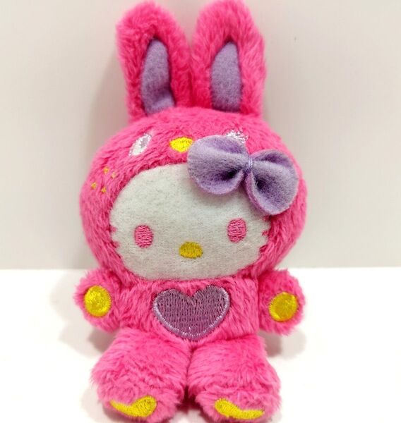 カラフルバニー キティ キティちゃん マスコット ぬいぐるみ