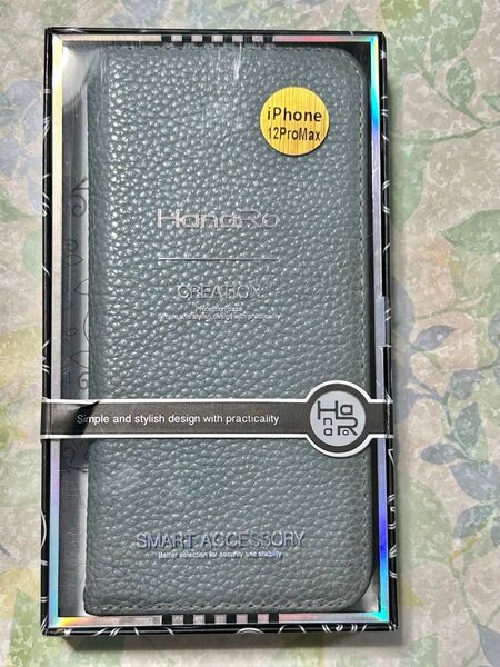HanaRo / iPhone12pro max 手帳型ケース 本革