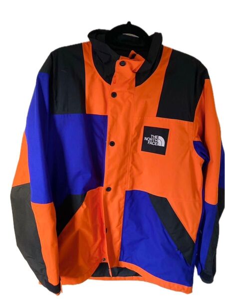 【The North Face】 レイジ ジーティーエックスシェル ジャケット メンズ オレンジ 青 Sサイズ