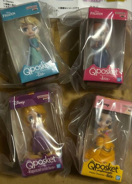 Qposket Disney ミニチュアコレクション2 全4種 セット