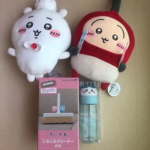 ちいかわ ころころクリーナー& お顔マイボトル ハチワレ&誕生日BIGぬいぐるみ2種セット