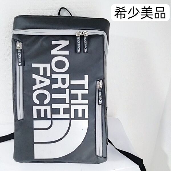希少美品 THE NORTH FACE ブラック バックパック ダブルファスナー