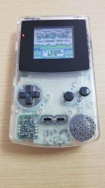 ゲームボーイカラー 任天堂クリア ソフト付