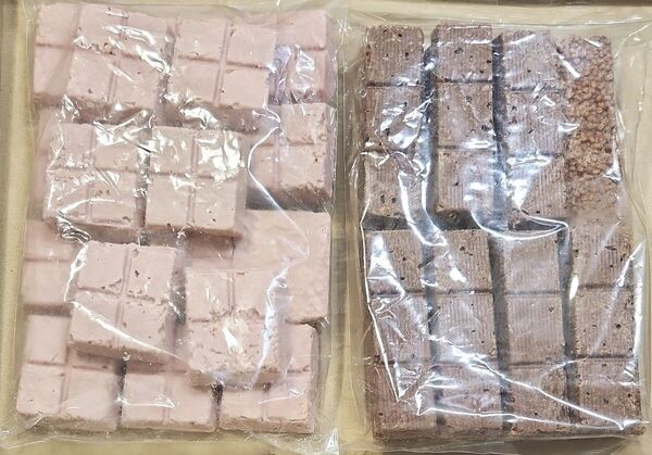 プロテイン入りチョコ2種