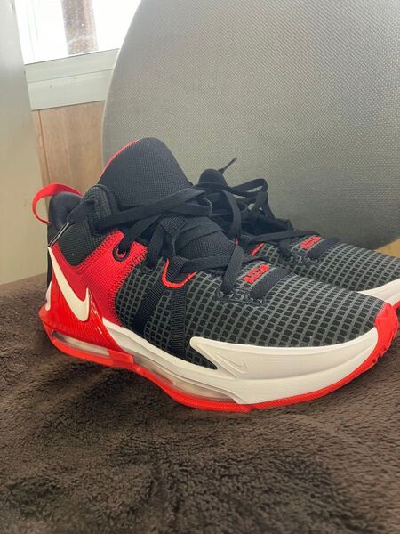 NIKE ナイキ バスケットシューズ 26.5cm ブラック×レッド