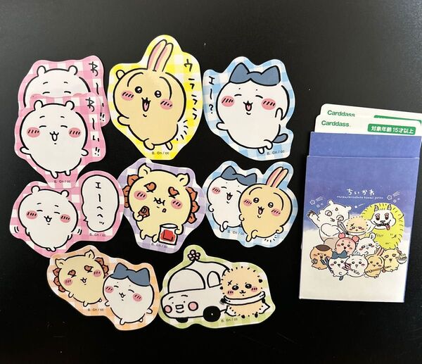ちいかわ ダイカットステッカー5 ハチワレ うさぎ シーサー ラッコ