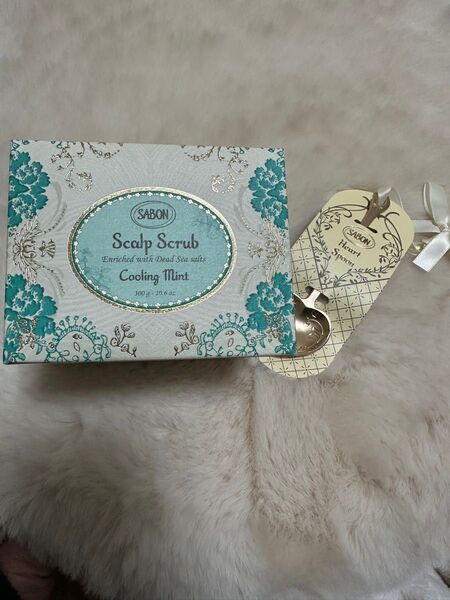 SABON サボン ヘッドスクラブ リフレッシング ハートスプーン付き