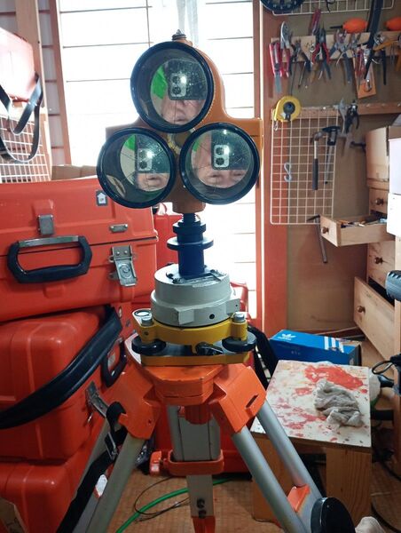 測量機器3素子プリズムターゲット トプコン動作確認確認