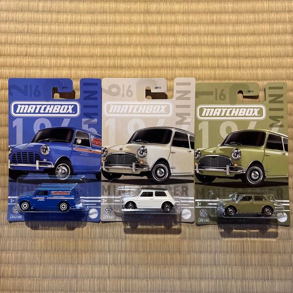 MATCHBOX MINI 3台セット AUSTIN MINI VAN/COOPER