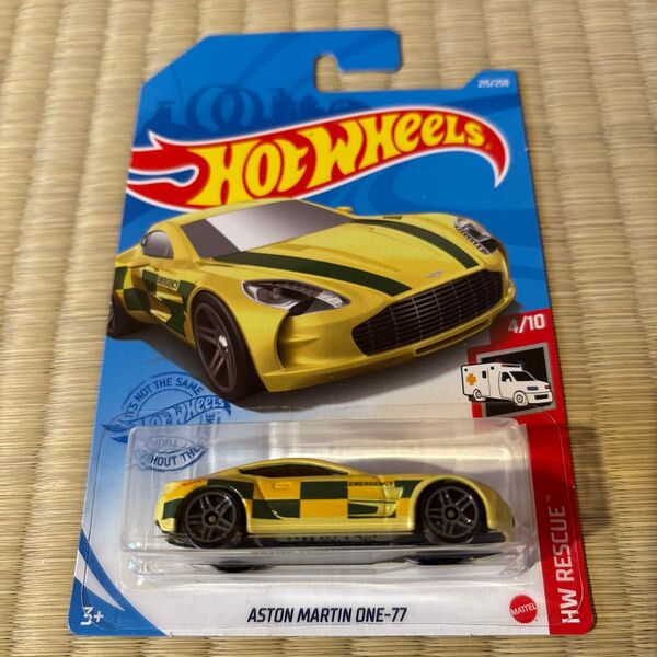 ホットウィール ASTON MARTIN ONE-77 HW RESCUE 4/10 未使用