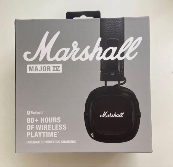 Marshall MAJOR Ⅳ Bluetooth ワイヤレスヘッドホン ブラック 未使用
