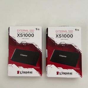【2個セット】Kingston XS1000 外付けSSD 1TB